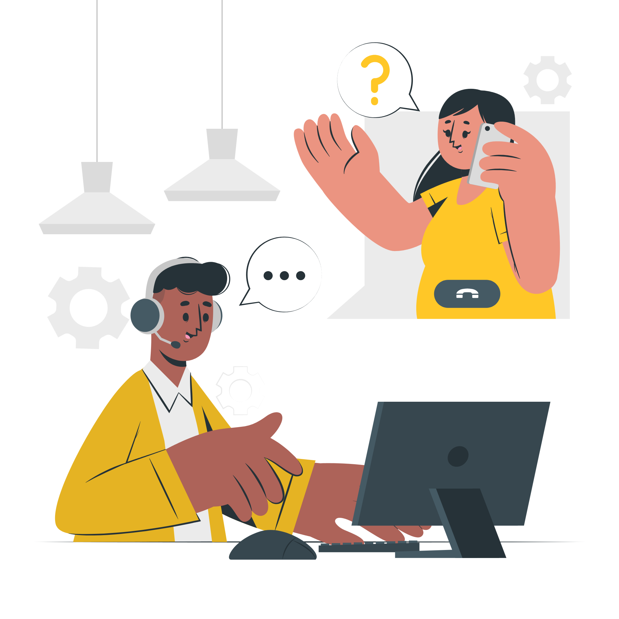 Contact Illustration